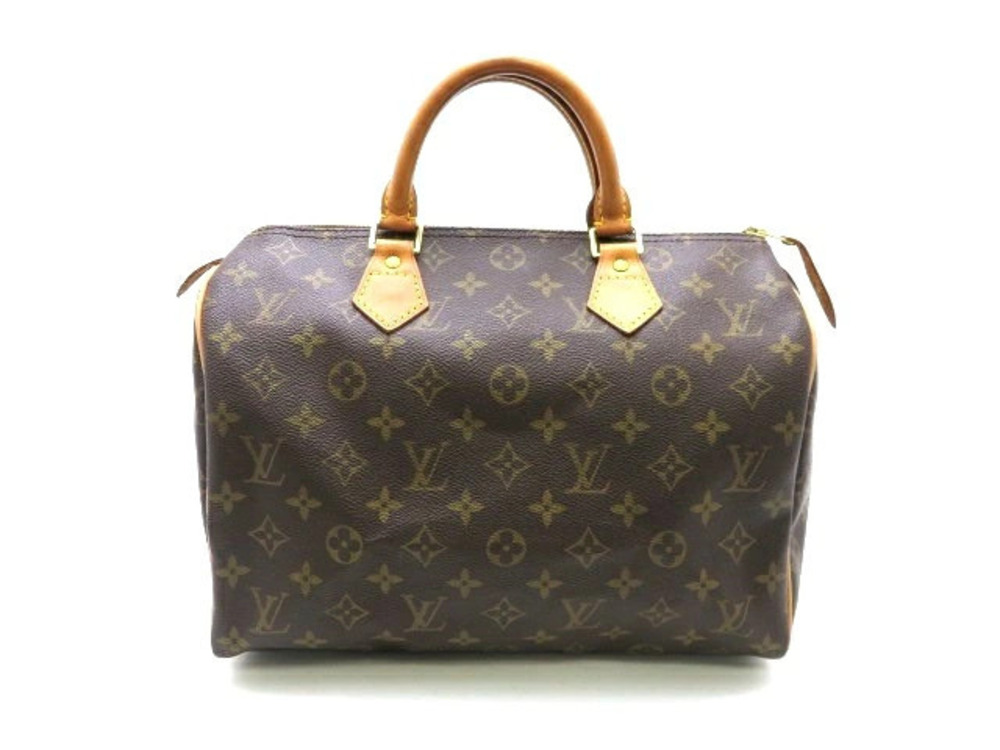 Louis Vuitton Handbag Monogram Speedy Brown